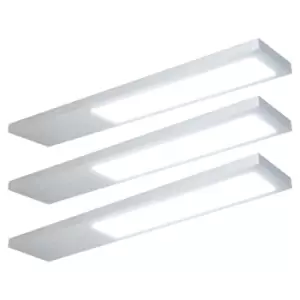 NxtGen Alabama Aluminium LED Under Cabinet Light 4W (3 Pack) Daylight