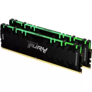 Kingston FURY Renegade RGB PC RAM kit DDR4 16GB 2 x 8GB 3200 MHz 288-pin DIMM CL16 KF432C16RBAK2/16