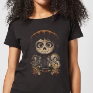 Coco Miguel Face Poster Womens T-Shirt - Black - XL