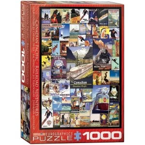Canadian Pacific Adventures Eurographics 1000 Piece Jigsaw Puzzle