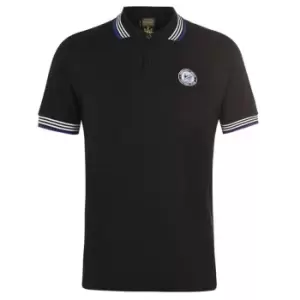 Score Draw Newcastle United '74 Polo Shirt Mens - Black