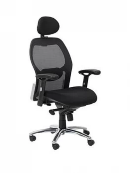 Alphason Portland Ergonomic Mesh Office Chair - Black