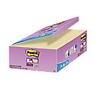 Post-it Super Sticky Notes 47.6 x 47.6mm Yellow 24 Pieces of 90 Sheets