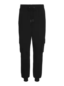 NOISY MAY Relaxed Cargo Trousers Women Black