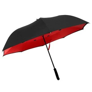 High Street TV BetterBrella Windproof Umbrella with Reverse Open Design - Red