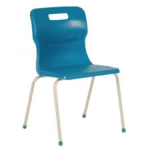 4 Leg Chair 350mm Blue KF72180