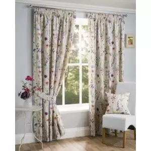 Sundour - Hampshire Multi - Pencil Pleat Curtains - 90x72/229x183cm - Multi