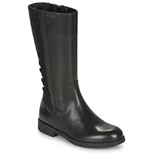 Geox AGGATA Girls Childrens High Boots in Black - Sizes 10 kid,11 kid,11.5 kid,12 kid,13 kid,1 kid,1.5 kid,2.5