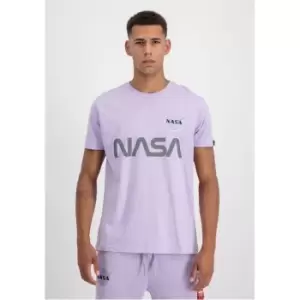 Alpha Industries NASA Reflective Tee - Purple