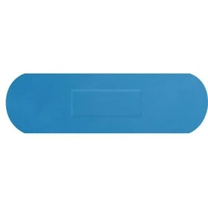Click Medical Hygioplast Detectable Strip Plasters Blue Pack of 100