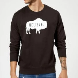 American Gods Believe Buffalo Sweatshirt - Black
