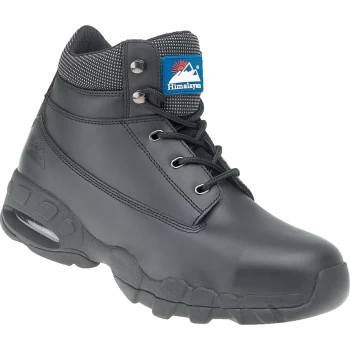 4040 Black Safety Boots with Eva/Rubber Soles - Size 7