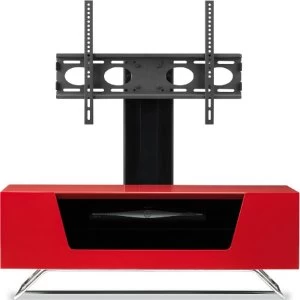 Alphason Chromium 2 1000 + Bracket TV Stand - Red