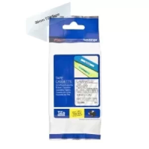 Brother TZE-M65 P-touch White On Clear Laminated Labelling Tape 36mm x 8m (Original)