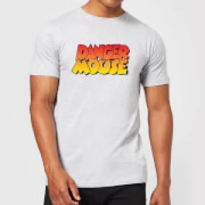 Danger Mouse Colour Logo Mens T-Shirt - Grey - XXL