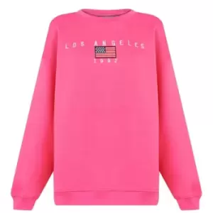 Daisy Street LA Sweatshirt - Pink