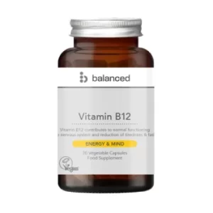 Balanced Vitamin B12 Bottle 30 capsule
