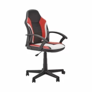 X Rocker Saturn Mid-Back Gaming Chair, Red