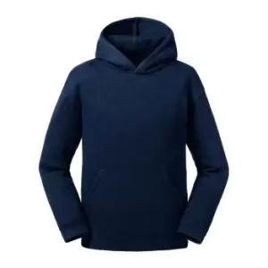 Russell Kids/Childrens Authentic Hooded Sweatshirt (7-8 Years) (French Navy)