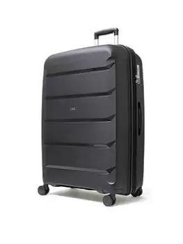 Rock Luggage Tulum 8 Wheel Hardshell Large Suitcase - Black