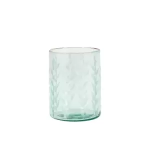 Gallery Interiors Lorlei Recycled Vase in Green / Small