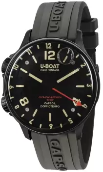 U-Boat Watch Capsoil Doppiotempo DLC - Black
