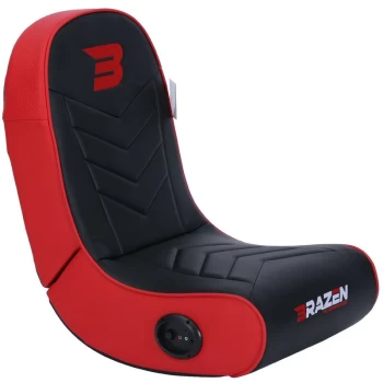 BraZen Predator 2.0 Surround Sound Gaming Chair - Red