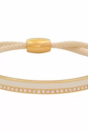 Ladies Halcyon Days Gold Plated Plain Sparkle Friendship Bracelet FBSPS0506G