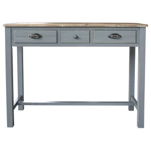 Charles Bentley Reclaimed Firwood Handmade Console Table with Drawers - Natural