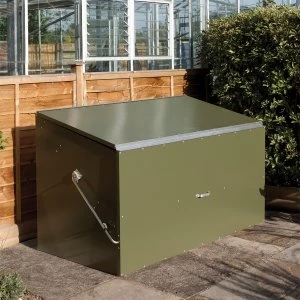 Rowlinson Stainless Steel Secure Store - Olive Green