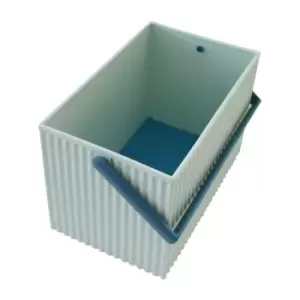 Hachiman Omnioffre Stacking Storage Box Medium Sky - Blue