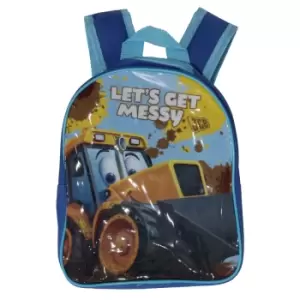 JCB Childrens/Kids Lets Get Messy Backpack (One Size) (Blue)