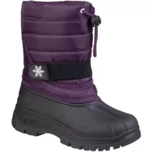 Cotswold Girls Icicle Durable Lightweight Winter Snow Boots UK Size 1 (EU 33)