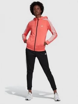 adidas Pes 3 Stripe Tracksuit, Pink, Size S, Women