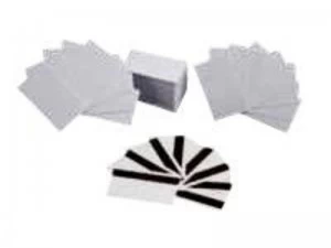 Zebra Premium Plus PVC Cards 100 Cards - 5 Pack