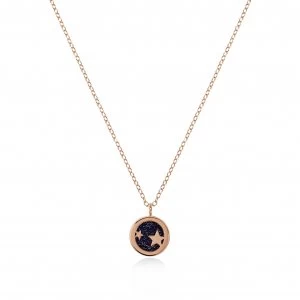 Radley 18ct Rose Gold Plated Celestial Blue Necklace