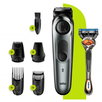 Beard Trimmer with 4 attachments and Gillette Razor - Charging Plug only