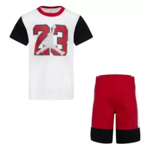 Air Jordan 2 Piece T Shirt and Short Set Infant Boys - Red