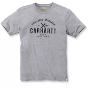 Carhartt Mens Emea Outlast Graphic Short Sleeve T Shirt XS - Chest 30-32' (76-81cm)