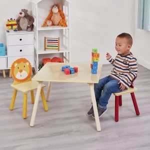 Liberty House Toys Jungle Kids Table & 2 Chairs
