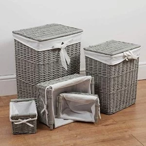 Bambino Set of 5 Rectangular Storage Baskets
