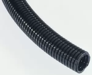 HellermannTyton IWS Plastic Flexible Conduit Black 12mm x 50m