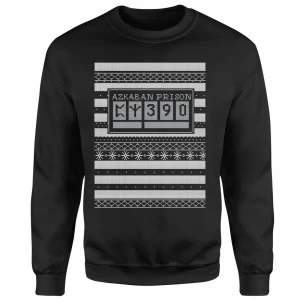 Azkaban Prison Christmas Sweatshirt - Black - 5XL