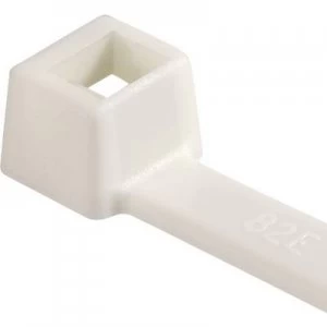 HellermannTyton 111-91819 T18R-PA66V0-WH Cable tie White 100 pc(s)