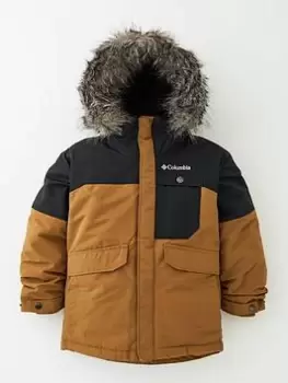 Columbia Boys Nordic Strider Waterproof Insulated Jacket - Brown Size Xs=7-8 Years