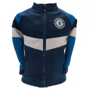 Chelsea FC Childrens/Kids Track Top (12-18 Months) (Navy/Blue/White)