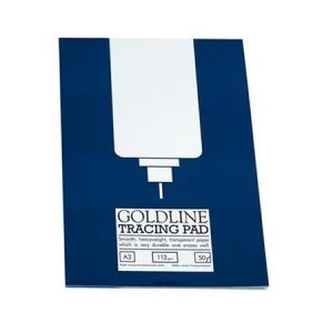 Goldline Heavyweight Tracing Pad 112gsm 50 Sheets A3 Ref GPT3A3Z