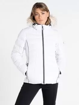 Dare 2b Dare 2b Laura Whitmore Glamorize Iii Ski Jacket, White, Size 10, Women