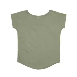 Mantis Womens/Ladies Loose Fit Short Sleeve T-Shirt (XL) (Soft Olive)