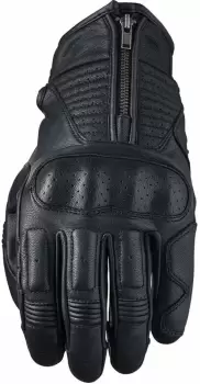 Five Kansas Motorcycle Gloves, Black Size M black, Size M